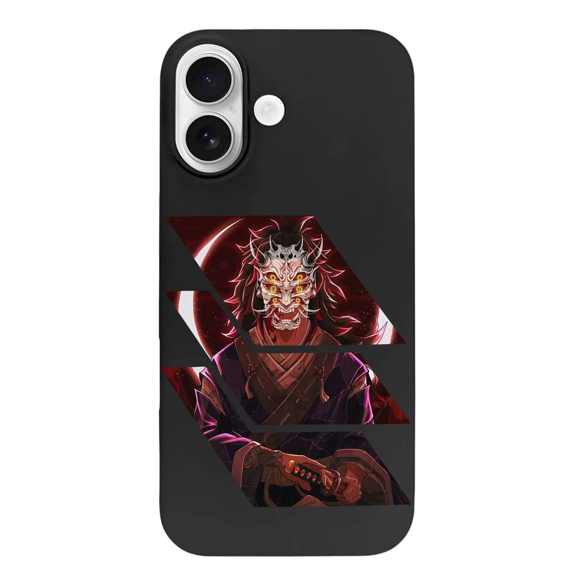 鬼滅の刃 グッズ,黒死牟 - iPhone 17 シリーズ シリコンケース 薄型 耐衝撃 指紋防止 ソフトタッチカバー 精密フィット 傷防止 保護ケース iPhone 17/17 Air/17 Pro/17 Pro Max 対応